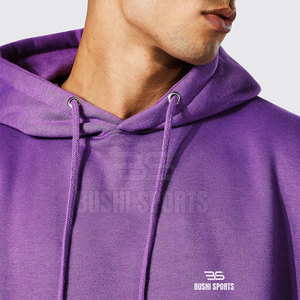 New Printing Method Best Sale Boxy Fit Basics Hoodies Reasonable Price <b>Men</b> <b>Pullover</b> Boxy Fit Hoodies - Product Image 5