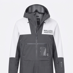 Combinaison de sport d'hiver imperméable, coupe-vent et respirante MALUZA INDUSTRIES High Tech Outdoor, 10 000 mm, à capuche, pour homme - Product Image 3