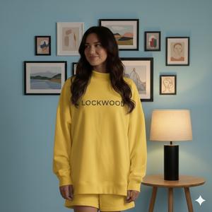 Sweat-shirt à col montant personnalisé pour femme, en molleton polyester/coton épais 180 g/m², avec broderie appliquée du logo sur le devant, style décontracté - Product Image 1