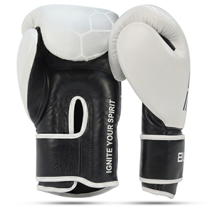 Guantes de Boxeo de Cuero Genuino de Alta Calidad al por Mayor para Entrenamiento de Sparring, Muay Thai, Kickboxing, Transpirables con Cierre de Correa - Product Image 3