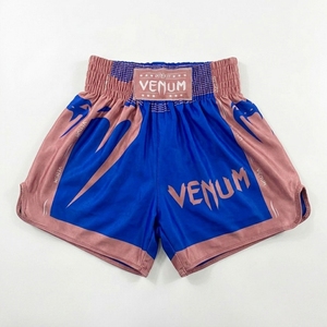 Shorts de combate al por mayor, shorts de Muay Thai personalizados unisex, shorts de boxeo Venum para hombre, 100% poliéster, de secado rápido, para artes marciales. - Product Image 4