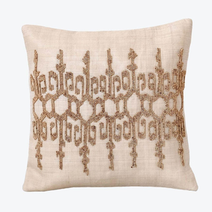 Trendy Beaded Cushion Stylish Beaded Cushion Pillow <b>Cover</b> Ideal <b>For</b> Modern Bedroom <b>Sofa</b> Office And Decorative Cushion Design - Product Image 2