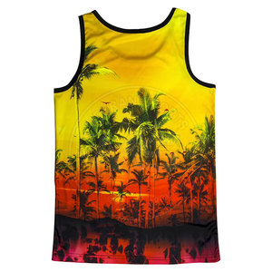 Custom Eco-Friendly Quick Dry Sublimation <b>Tank</b> <b>Top</b> <b>Men</b> Casual Lightweight Breathable Sleeveless Premium Quality Sports Shirt - Product Image 3