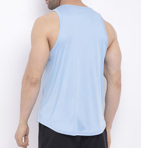เสื้อกล้ามผู้ชายน้ำหนักเบา ทนทาน แห้งเร็ว ระบายอากาศได้ดี ผลิตจากผ้าสแปนเด็กซ์/คอตตอน/โพลีเอสเตอร์ ปรับแต่งสี/โลโก้ได้ มีจำหน่ายราคาส่ง - Product Image 5