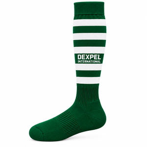 Dexpel International Yellow Knee High Sports Soccer Football Team Uniform Tube <b>Socks</b> Anti-Bacterial Breathable Bottom Custom OEM - Product Image 3