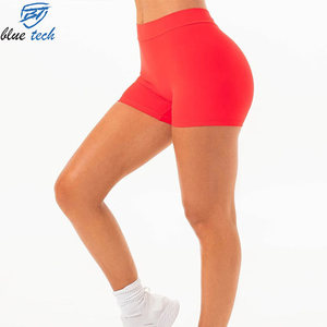 Women Fitness Shorts High Waist Yoga Gym Workout Running Biker Shorts Seamless Activewear OEM Services Custom Logo Print - Product Image 1