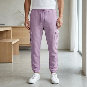 Pantalon d'hiver pour homme de bonne qualité, design personnalisé avec logo, doublure en polaire respirante, tissu polyester/coton, best-seller, prix abordable - Product Image 2