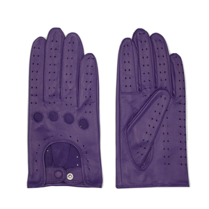 Gants de conduite en cuir pour hommes, design en cuir véritable souple, gants de conduite pour femmes, respirants, gants de conduite classiques en cuir - Product Image 2