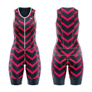 Conjunto de Jersey y Culotte de Ciclismo Personalizado para Mujer, Tallas Grandes, Ligero, Transpirable, Elástico en Cuatro Direcciones, 100% Poliéster, Absorbe el Sudor - Product Image 6