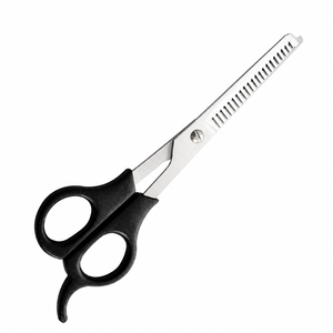 Ciseaux à cheveux professionnels en acier inoxydable avec manche en plastique pour toilettage des animaux - Product Image 1
