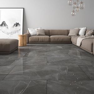 Carreaux de porcelaine émaillée PGVT super premium 600x1200 mm, antibactériens, antidérapants, pour projets architecturaux intérieurs élégants - Product Image 1