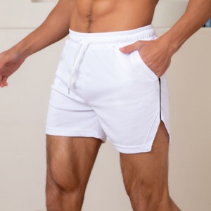 Men's Summer Casual Sports Shorts Solid Color Quick-Drying Breathable Beach <b>Pants</b> Three-Point Knitted <b>Mesh</b> 100% Polyester - Product Image 3