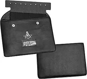 Estuche de Cuero para Joyas Masónicas con Forro Suave para Guardar Joyas, Pines y Distintivos de la Logia Masónica - Product Image 3