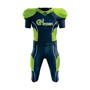 Kit d'uniforme de football américain Victory Drive Elite - Manches courtes respirantes 100% polyester - Product Image 1