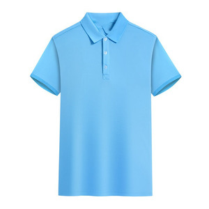 OEM Customized short-sleeved lapel work clothes <b>polo</b> shirts factory uniforms work clothes custom T-shirts - Product Image 5