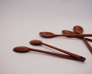 Stoviglie cucchiaio di legno bambù cucina utensile da cucina strumento zuppa <span class=keywords><strong>cucchiaino</strong></span> Catering manico <span class=keywords><strong>lungo</strong></span> cucchiai di legno - Product Image 6