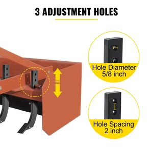 Set di 5 Lame a Cono da 16 Pollici con 3 Fori, Rimovibili, per Scarificatore e Ripper, Accessori per Attrezzi da Giardino - Product Image 3