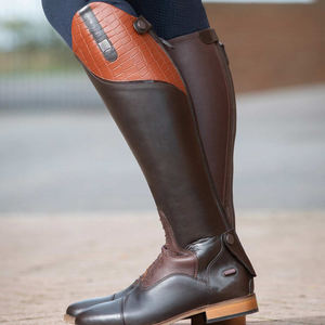 Botas de Montar a Caballo de Cuero Cómodas y Antideslizantes, Ligeras, para Hombre y Mujer - Product Image 6