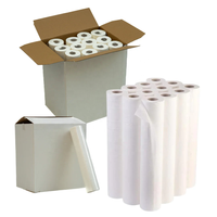 Fabricant pas cher prix de haute qualité personnalisé jetable pâte de bois vierge rouleau de table de massage drap de lit en papier rouleau de canapé