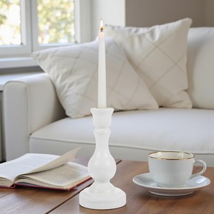 Porte-bougies en bois pour chandelles, support en bois pour bougies coniques pour la maison, la table à dîner, le foyer et le manteau de cheminée - Product Image 2
