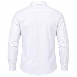 Camisa de Vestir de Manga Larga para Hombre, Cuello Clásico, 100% Algodón Popelina, Antiarrugas, Formal, para Primavera - Product Image 2