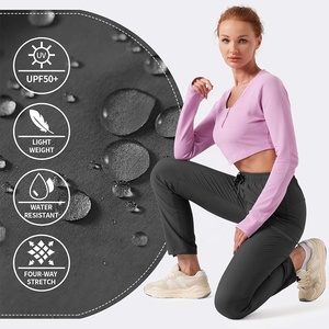 กางเกงคาร์โก้เข้ารูปแบบกำหนดเองผ้ายืดเอวที่ปรับได้ทนทานมีตัวเลือกการพิมพ์และปักสำหรับสวมใส่ทุกวัน - Product Image 4