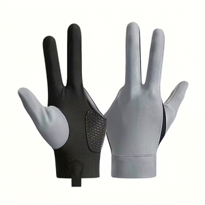 Guantes de Snooker al por Mayor para Hombre, de la Mejor Calidad, Ligeros, Duraderos, Antideslizantes, de 3 Dedos, Transpirables, de Color Sólido, Unisex - Product Image 4