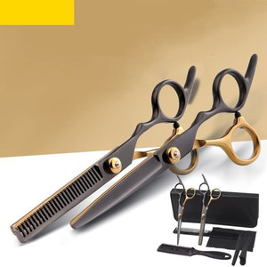 Ciseaux de coiffure professionnels pour la dégaine des cheveux, légers, en acier inoxydable, outil de coupe texturant, ciseaux de dégaine - Product Image 3