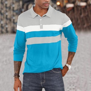 Polo versátil para hombre, ideal para el día a día, actividades al aire libre, entrenamiento en el gimnasio, correr, tenis, ciclismo, golf, venta al por mayor. - Product Image 5