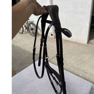 Bridon en cuir de cheval de haute qualité avec strass, équipement équestre, bridon au meilleur prix - Product Image 2