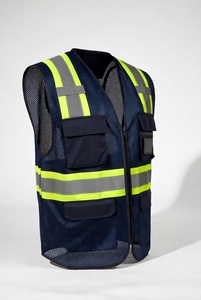 Gilet de protection réfléchissant durable pour hommes, gilet de travail respirant pour hommes, gilet de sécurité pour le travail - Product Image 2