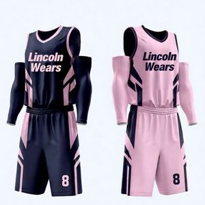 2026 Custom Sublimation <b>Basketball</b> Uniform Set Breathable Anti-Bacterial Short Sleeve Men's Training Wear with Team Name Logo - Product Image 1