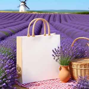 Bolsa de Yute Reutilizable de Alta Calidad con Asa Acolchada de Algodón y Base Resistente - Product Image 3