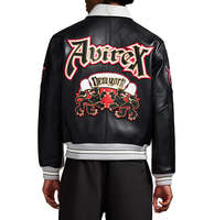 Veste en cuir Averix pour homme, logo personnalisé, cuir lourd, haute qualité, vente chaude