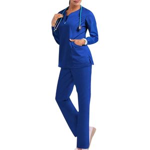 Tenue médicale homme coupe classique OEM – Blouse et pantalon de travail confortables pour infirmiers, vêtements médicaux, uniformes de spa, personnalisables avec logo - Product Image 6