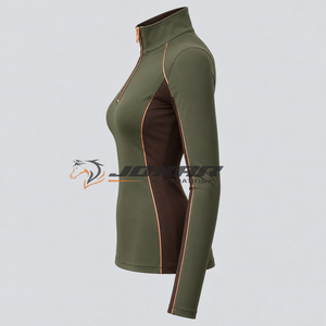 Camisetas Interiores de Equitación para Mujer, Transpirables, Ecológicas, Ligeras, de Tela Elástica, Control de Humedad, Ajuste Cómodo - Product Image 2