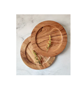 Nouvelle plaque de chargeur en bois de style décoratif et unique Plaque de bois de luxe décorative pour la maison, l'hôtel et le restaurant - Product Image 1