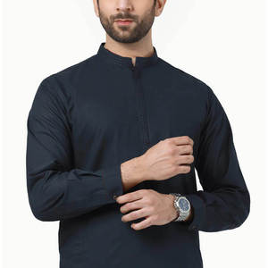 2026 New Arrival Premium <b>Men</b> <b>Kurta</b> <b>Pajama</b> Set Factory Price Custom Size Islamic Clothing Supplier Bulk Orders - Product Image 4