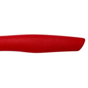 Couteaux à éplucher de cuisine à lame dentelée rouge avec lame de coupe étroite argentée pour trancher les tomates, préparer les fruits et éplucher les légumes - Product Image 6