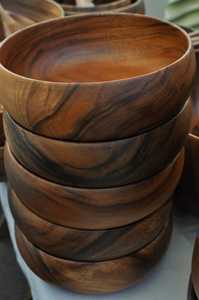 Handmade Solid Mango Wood Charger <b>Plate</b> Classic Round Polished Design Eco-Friendly Biodegradable Wedding Dining Serving <b>Stand</b> - Product Image 4