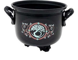 Quemador de Incienso de Hierro Fundido con Motivo de Árbol, Ecológico y Duradero, Diseño de Larga Duración para Todas las Estaciones, Uso Aromático Indio - Product Image 2