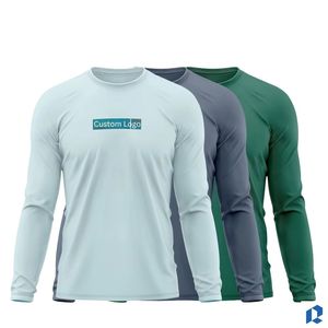 <b>Mens</b> Jersey Gym Workwear Long Sleeve T Shirt Custom Logo Performance Fitness Training Sports Wear Wholesale OEM activewear - Product Image 1
