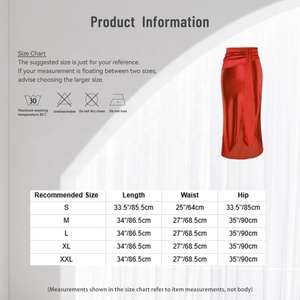 Womens quấn chia <span class=keywords><strong>Satin</strong></span> Váy váy váy Lady thanh lịch Ribbon cao eo Bodycon Midi váy cho cocktail văn phòng làm việc - Product Image 6