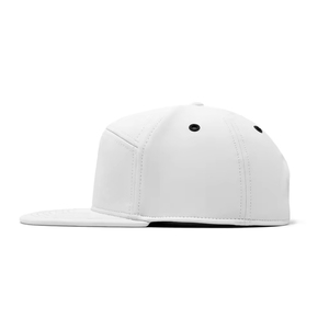 White Baseball Cap Fitted Unisex Solid Color Casual Wear Breathable <b>Waterproof</b> Twill Polyester <b>Hat</b> - Product Image 5