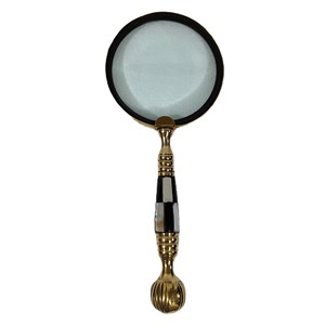 Ensemble cadeau de bureau en laiton avec loupe et ouvre-lettre, thème nautique - Product Image 4