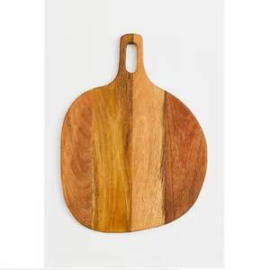 Planche à découper en bois massif naturel pour légumes, viande et fruits - Product Image 3