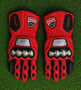 Ducati Corse Leather Racing <b>Gloves</b> – Protective Biker Gear <b>for</b> Men & <b>Women</b> - Product Image 3