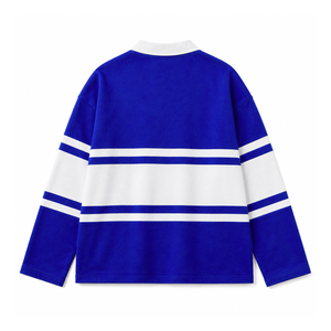 Camiseta de Rugby de la Hermandad Zeta Phi Beta para Mujer, con Cuello, Bloques de Color, Estilo Universitario, Polo de Rugby con Letras Griegas Bordadas, Top Deportivo - Product Image 4