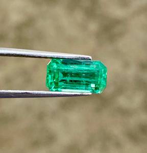 Piedra Preciosa de Esmeralda Natural, Corte Octogonal, Verde, Rara, Suelta, para Joyería, Origen India - Product Image 6
