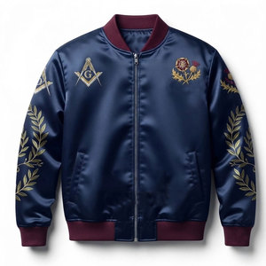 Nouvelle veste maçonnique personnalisée avec logo frontal pour l'hiver, qualité supérieure, tissu doux, manches longues, coupe confortable pour les événements formels et le quotidien - Product Image 1